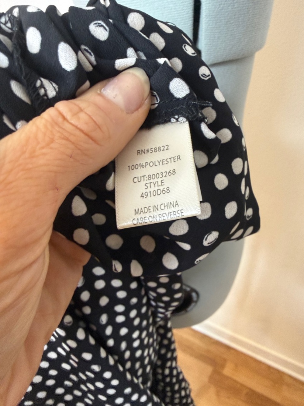 Max Studio London Polka Dot Maxi Dress Tie Waist Feminine Summer XS NWT - Picture 8 of 9